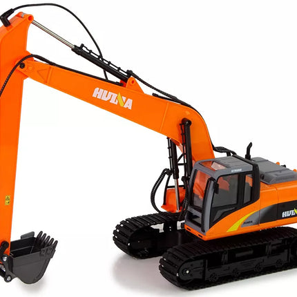 Profesionalus vikšrinis ekskavatorius, valdomas nuotoliniu būdu 2,4 GHz LED žibintai 15 funkcijų