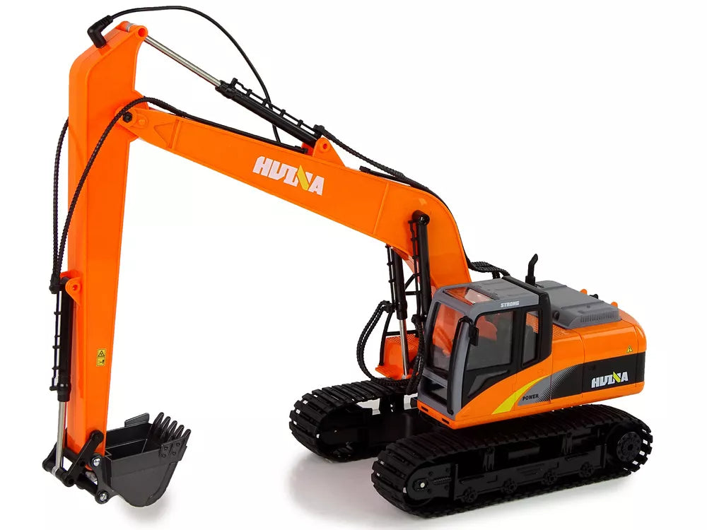 Profesionalus vikšrinis ekskavatorius, valdomas nuotoliniu būdu 2,4 GHz LED žibintai 15 funkcijų