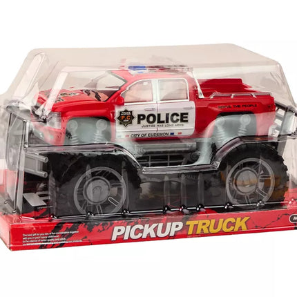 Raudonas policijos visureigis