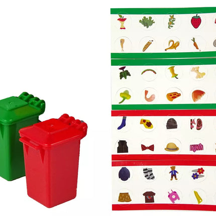 Oranžinė šiukšliavežė su garso ir šviesos efektais