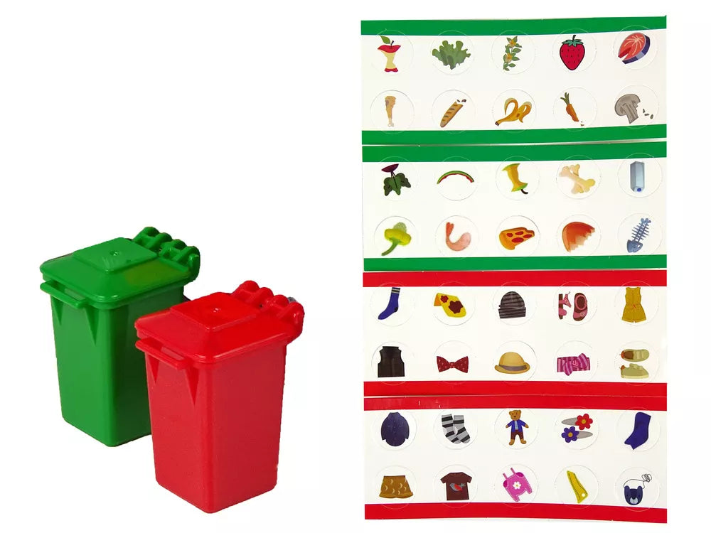 Oranžinė šiukšliavežė su garso ir šviesos efektais