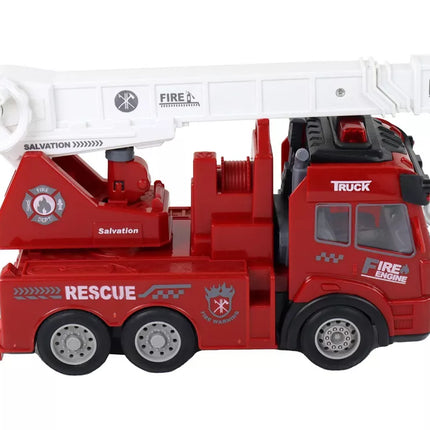 Ugniagesių departamentas su krano nuotolinio valdymo modeliu