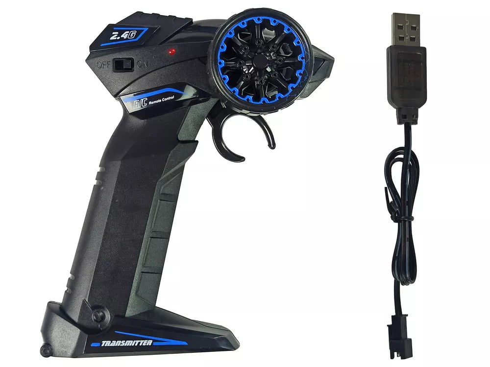 Nuotoliniu būdu valdomas visureigis 2,4 GHz 1:16 Geltonas