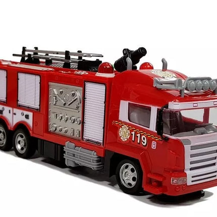 Radijo R/C gaisrinės brigados sunkvežimis