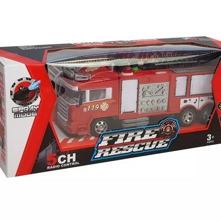 Radijo R/C gaisrinės brigados sunkvežimis