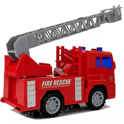 Gaisrinės automobilis su vandens purškimo sistema