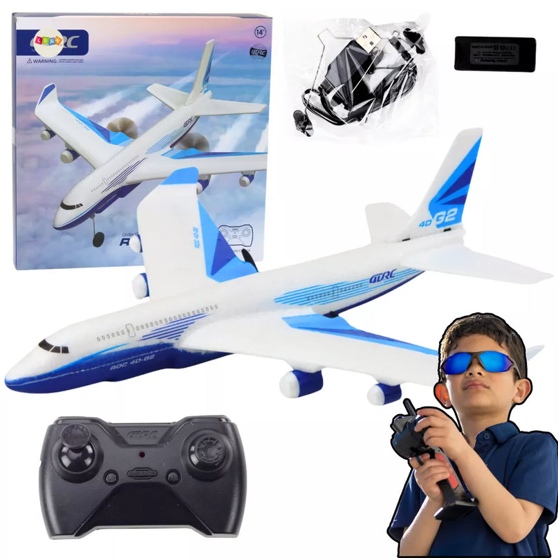 Nuotoliniu būdu valdomas lėktuvas R/C 4D-G2 baltas