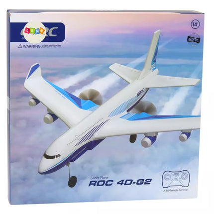 Nuotoliniu būdu valdomas lėktuvas R/C 4D-G2 baltas