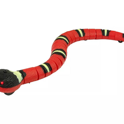 Nuotoliniu būdu valdoma gyvatė Touch Red Black Stripes