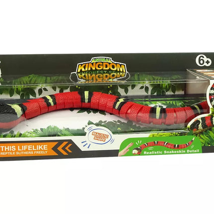 Nuotoliniu būdu valdoma gyvatė Touch Red Black Stripes