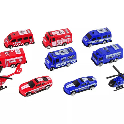 10 gelbėjimo automobilių rinkinys