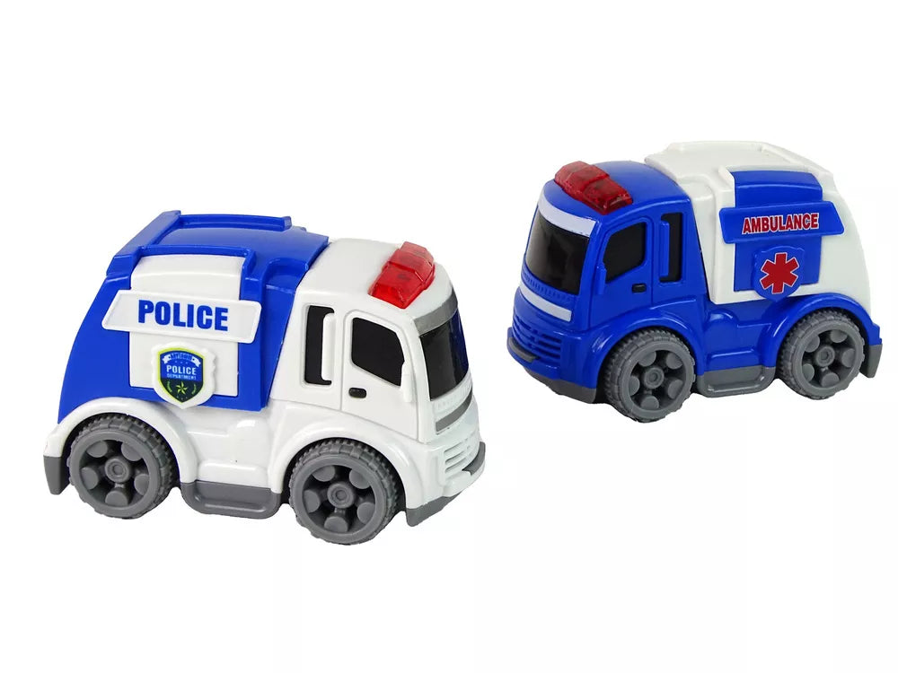 Automobilių rinkinys su šviesoforais ir kelio ženklais