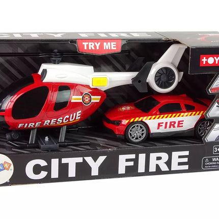 Ugniagesių transporyų priemonių rinkinys