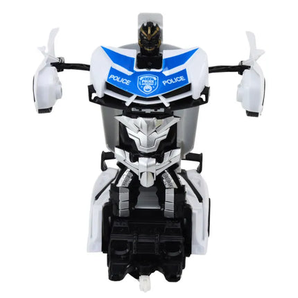 Policijos 2in1 RC robotas–automobilis