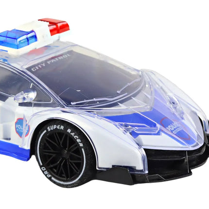 Policinis sportinis RC automobilis 1:16 su šviesomis