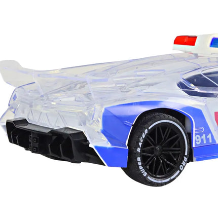 Policinis sportinis RC automobilis 1:16 su šviesomis