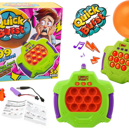 Pop-It balionų žaidimas konsolė 4in1
