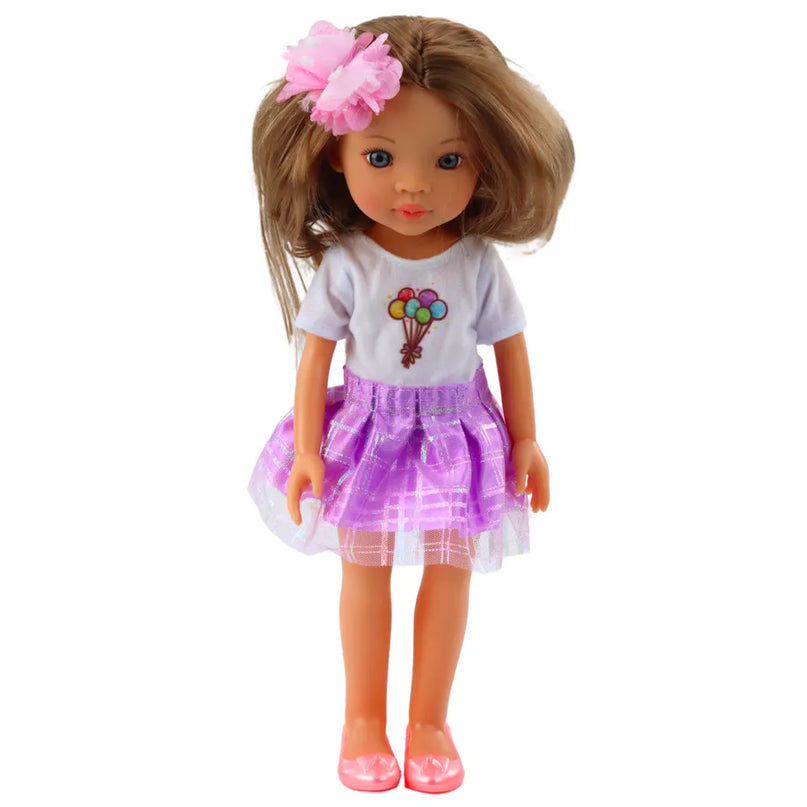 Pretty Girl lėlė – violetinis sijonas 32 cm
