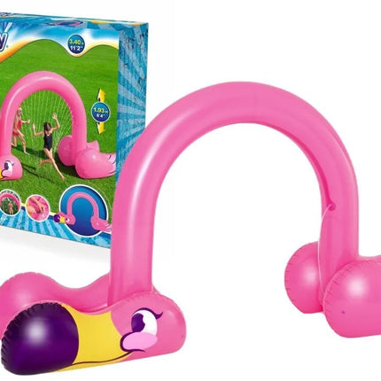 Pripučiamas vandens fontanas–vartai Bestway „Flamingo“