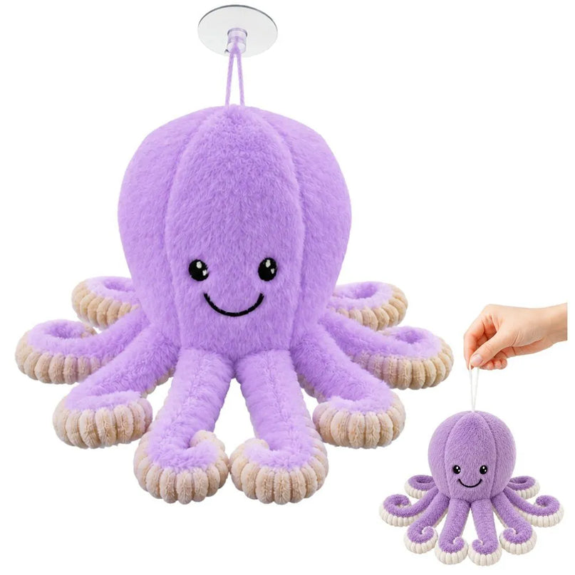 Purpurinis pliušinis aštuonkojis, 16 cm