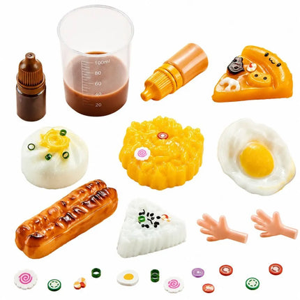 Pusryčių tematikos squishy kūrimo rinkinys vaikams