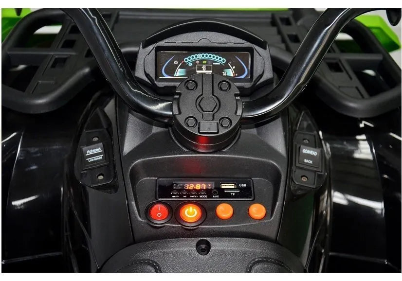 Quad BDM 0909 baltas – elektrinis keturratis vaikams