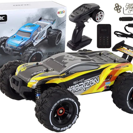 Rabbits RC Off-Road Car – geltonas 4×4 visureigis