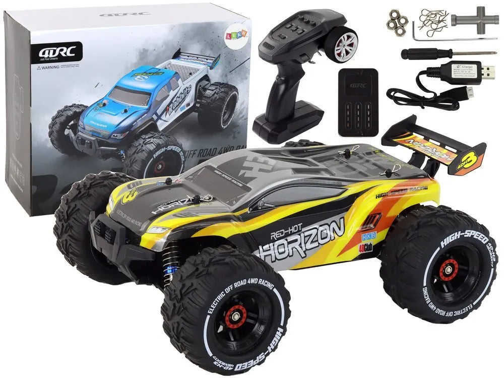 Rabbits RC Off-Road Car – geltonas 4×4 visureigis