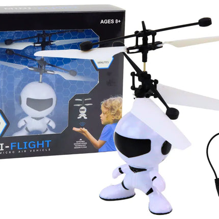 Rankomis valdomas skraidantis astronautas dronas