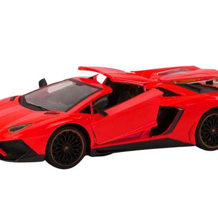 Raudonas 1:12 nuotolinio valdymo sportinis automobilis