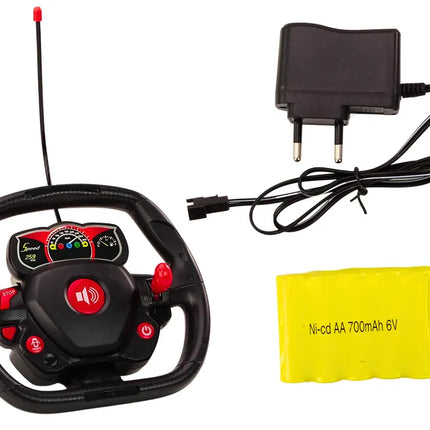 Raudonas 1:12 nuotolinio valdymo sportinis automobilis