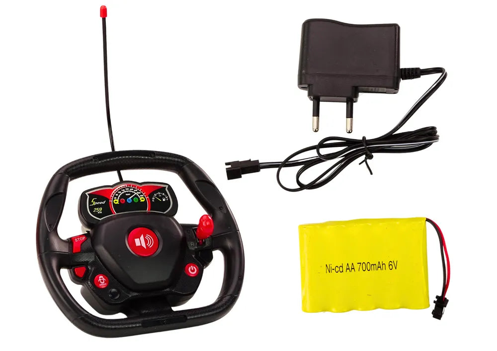Raudonas 1:12 nuotolinio valdymo sportinis automobilis