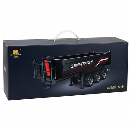 RC 1509 savivartis priekaba Scania 1501 modeliui, 1:18, su LED apšvietimu