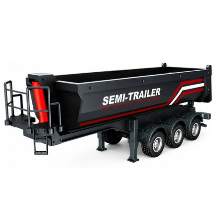 RC 1509 savivartis priekaba Scania 1501 modeliui, 1:18, su LED apšvietimu