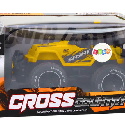 RC bekelės automobilis 1:18 geltonas