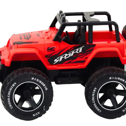 RC bekelės automobilis 1:18 raudonas