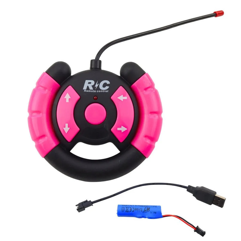 RC bekelės automobilis su 2 lėlėmis