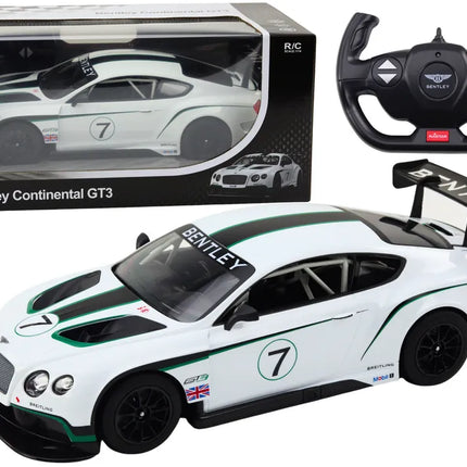 RC Bentley Continental GT3 1:14 baltas