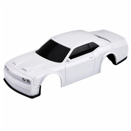 RC drifto sportinis automobilis 4WD su keičiamu kėbulu ir ratais, raudonas, 1:43