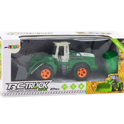 RC ekskavatorius krautuvas 1:20 žalias