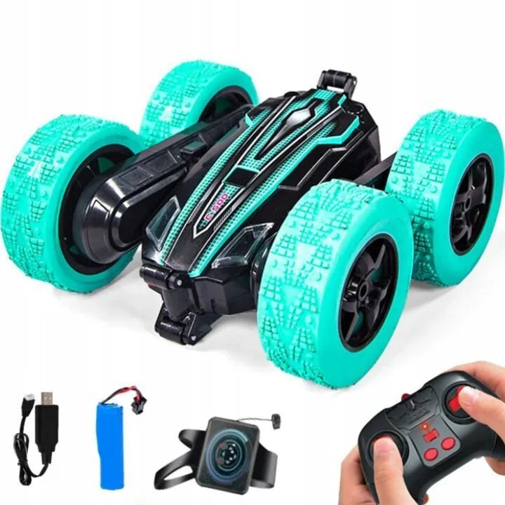 RC kaskadinis automobilis „Twister“ su nuotoliniu ir gestų valdymu, LED apšvietimu
