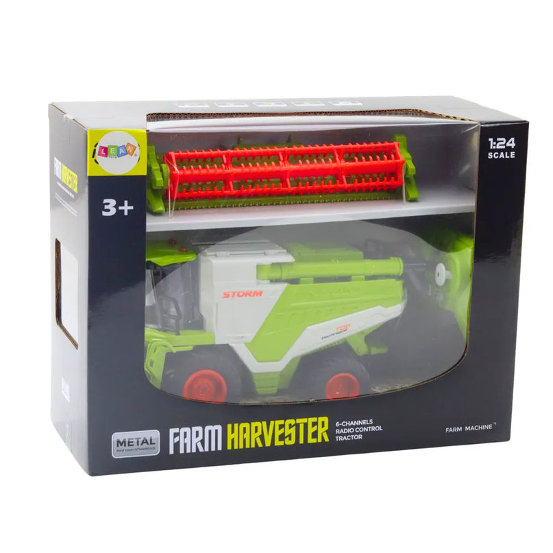RC kombainas 2in1 su dūmais 1:24