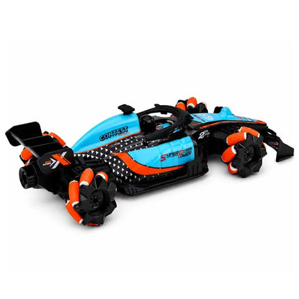 RC lenktyninis automobilis su dūmų efektu