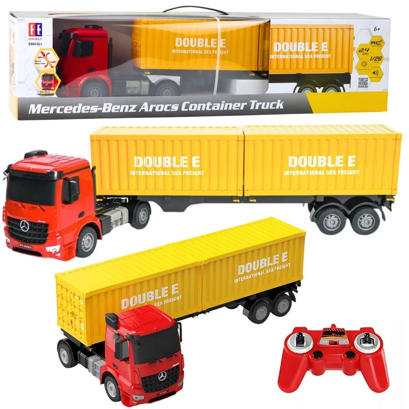 RC Mercedes Arocs konteinerinis sunkvežimis 1:26