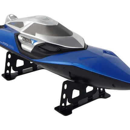 R/C motorlaivis 2.4G su LED – mėlynas, 20–30 km/val.