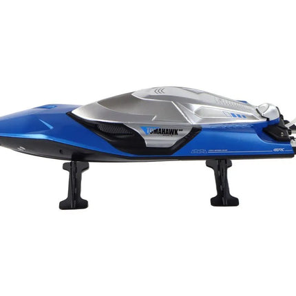 R/C motorlaivis 2.4G su LED – mėlynas, 20–30 km/val.