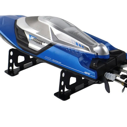 R/C motorlaivis 2.4G su LED – mėlynas, 20–30 km/val.