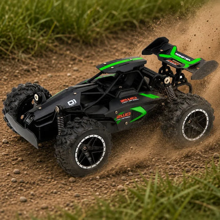 „RC Off‑Road 1:18 15 km/h“ – nuotolinio valdymo bekelės automobilis 1:18 masteliu