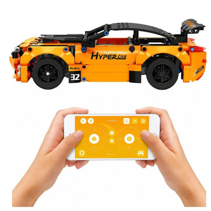 „RC Orange Racer 545“ – oranžinis RC sportinio automobilio konstruktorius iš 545 detalių