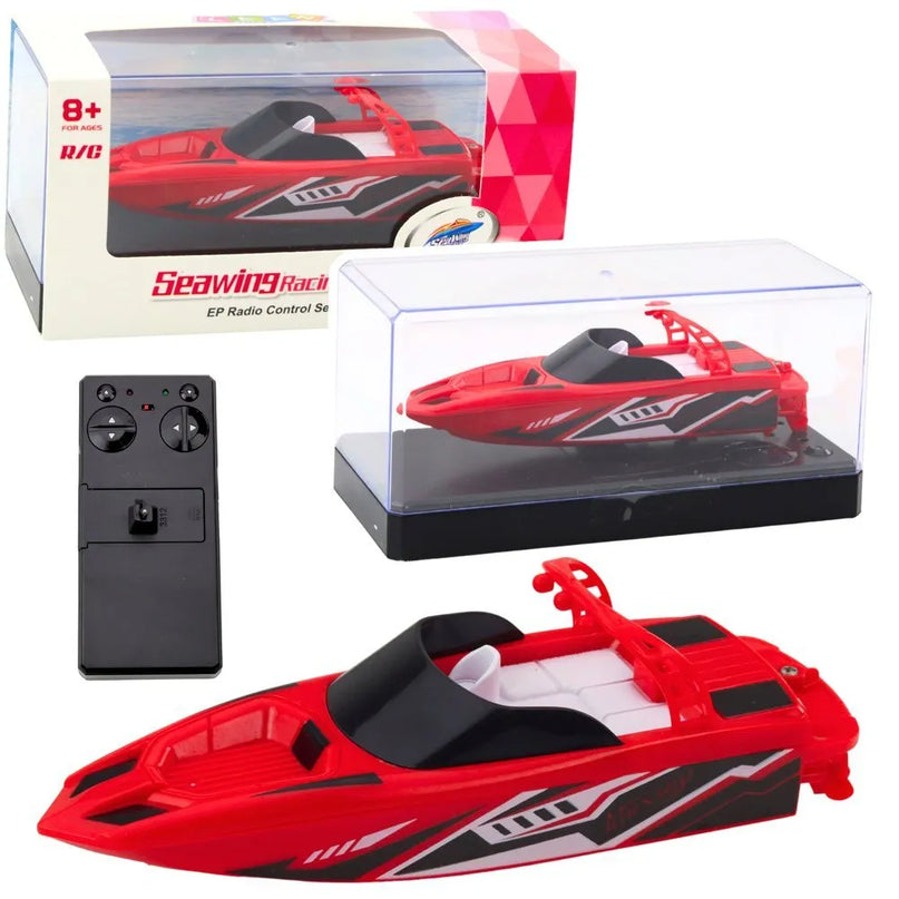 RC raudonas kateris 2.4GHz dvigubas variklis